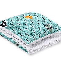 Double-sided blanket minky + pillow