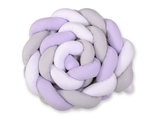 Knot bumper XXL- white-gray-lilac