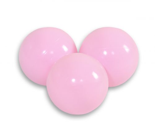 Plastic balls for the dry pool 50pcs - light pink