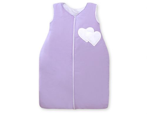 Sleeping bag- Hanging hearts lilac