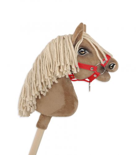 Hobby Horse halter A4 small - red