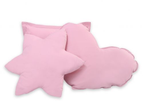 3pcs pillow set - pink
