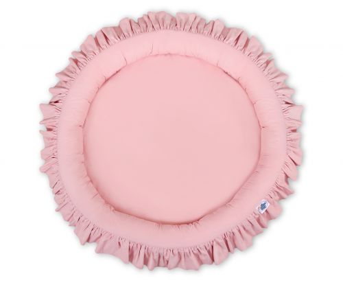 Nest with flounce - pastel pink
