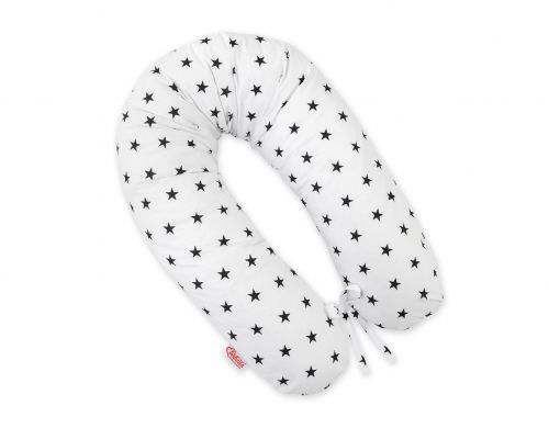 Pregnancy pillow- Black stars
