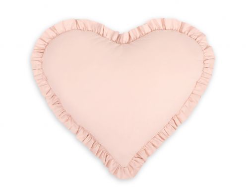 Decorative heart pillow - powder pink