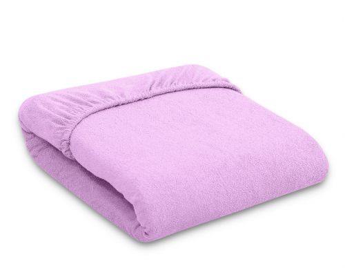 Sheet made of frotte (terry) 120x60cm- Lilac