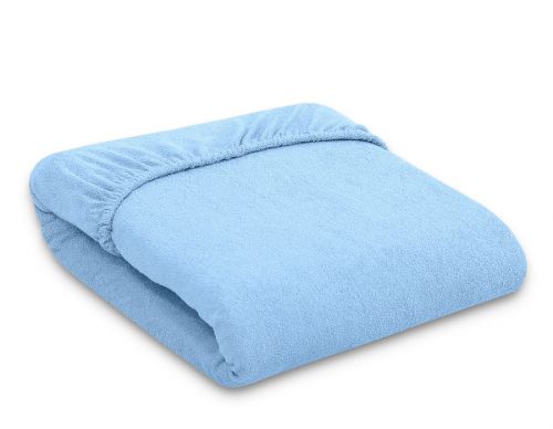 Sheet made of frotte (terry) 120x60cm- Blue