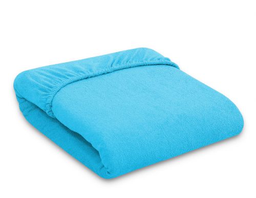 Sheet made of frotte (terry) 140x70cm- Turquoise