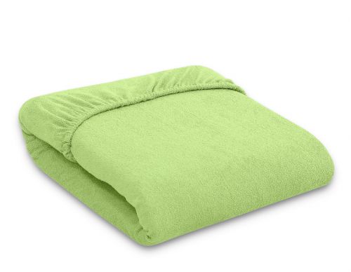 Sheet made of frotte (terry) 140x70cm- Green