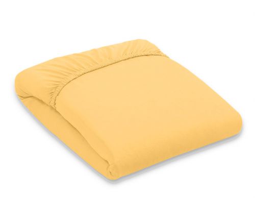 Sheet made of jersey 120x60cm- Yellow