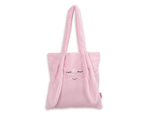 Children\'s shoulder bag with bunny ears - pink