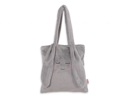 Children\'s shoulder bag with bunny ears - grey