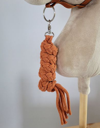 Tether for Hobby Horse made of double-twine cord - ginger