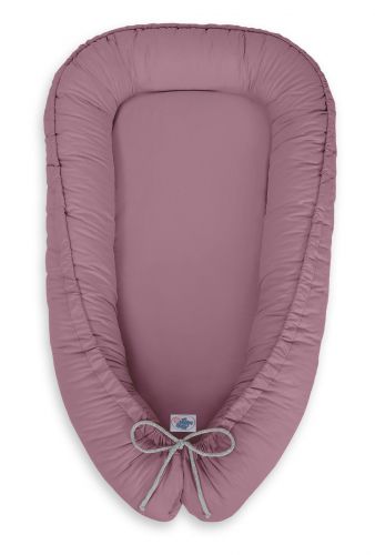 Baby nest double-sided Premium Cocoon for infants BOBONO- pastel violet