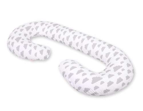 Maternity Support Pillow C - clouds gray