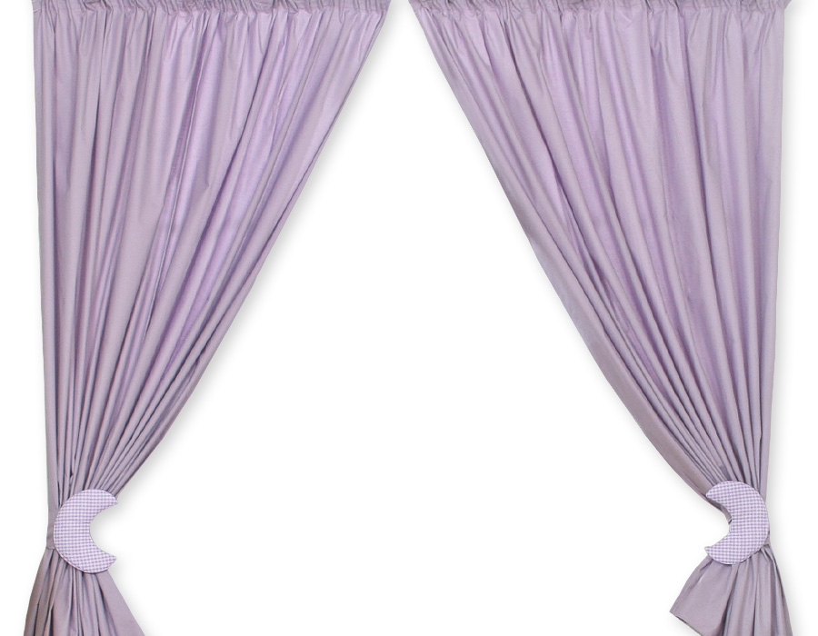 Curtains for baby room- Good night lilac