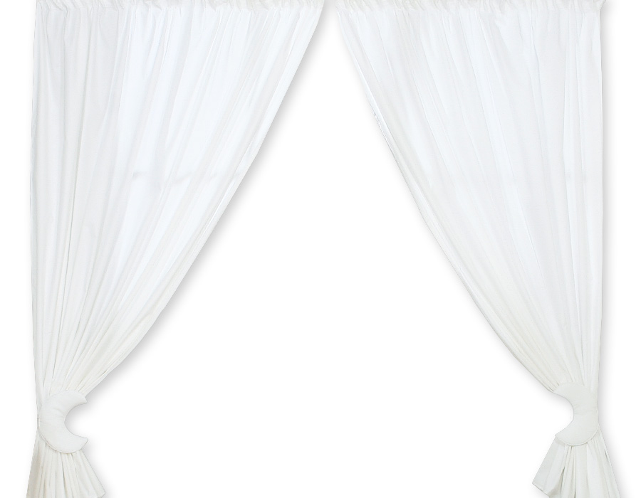 Curtains for baby room- Good night white