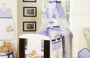 Bedding set 7-pcs with canopy (S)