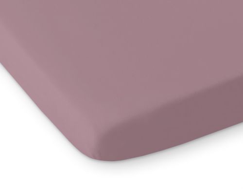Sheet made of cotton 120x60cm white- pastel violet