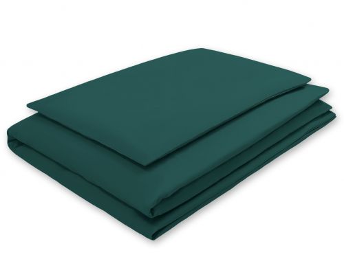 Bedding set 2-pcs bottle green 135x100 cm - pillowcase and duvet covers