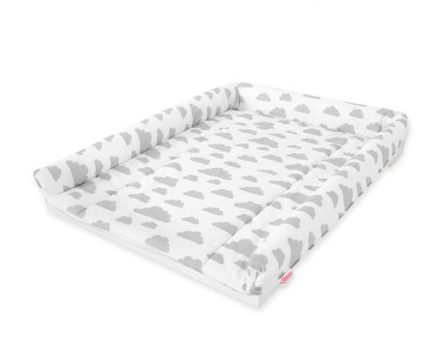 Changing mat for changing table - clouds gray