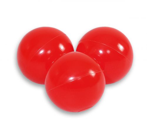 Plastic balls for the dry pool 50pcs - red