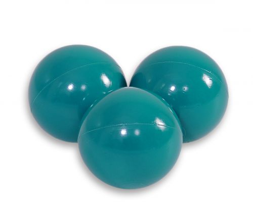 Plastic balls for the dry pool 50pcs - dark turquoise