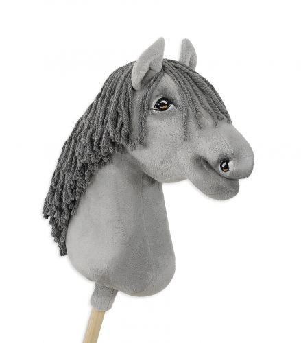 Horse on a stick Super Hobby Horse Premium - gray horse II big A3