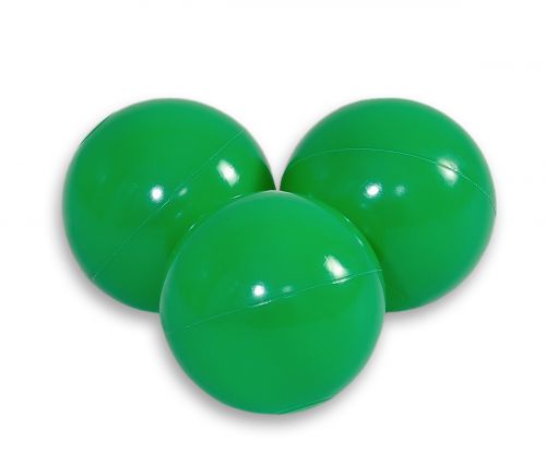 Plastic balls for the dry pool 50pcs - green