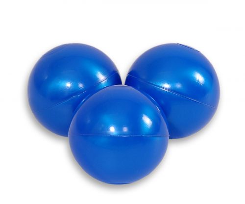Plastic balls for the dry pool 50pcs - pearl blue