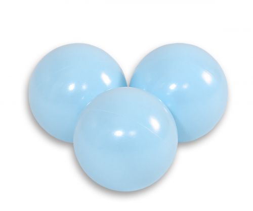 Plastic balls for the dry pool 50pcs - light blue