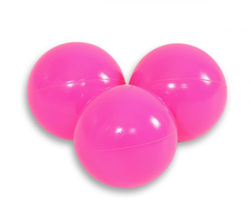 Plastic balls for the dry pool 50pcs - pink