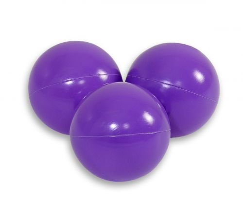 Plastic balls for the dry pool 50pcs - lilac