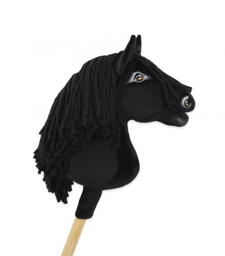 Horse on a stick Super Hobby Horse Premium - black horse A4