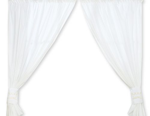 Curtains for baby room- Little Prince/Princess white