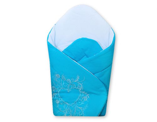 Babynest with stiffening - Chic turquoise