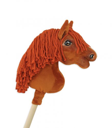 Horse on a stick Super Hobby Horse Premium - chestnut horse A4