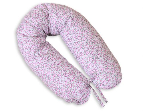 Pregnancy pillow- Longer- Little pink flowers
