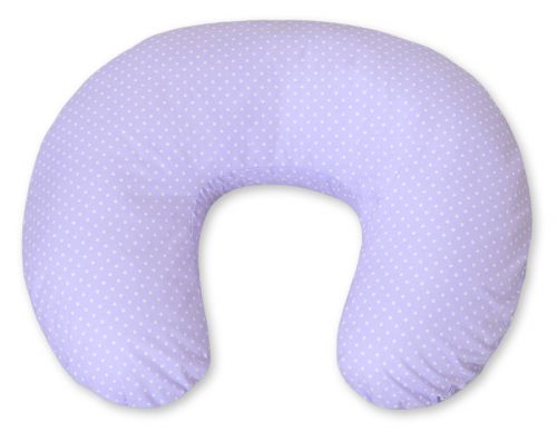Feeding pillow- Lilac dots