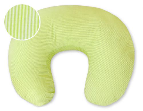 Feeding pillow- Green strips