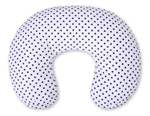 Feeding pillow- Black dots on white