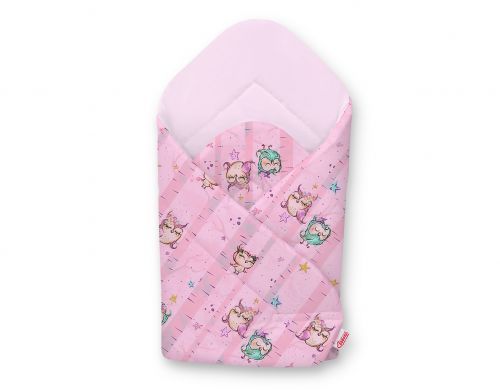 Baby nest- owls pink-mint/pink