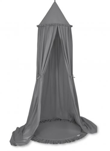 Set: Hanging canopy + Floor play mat- anthracite