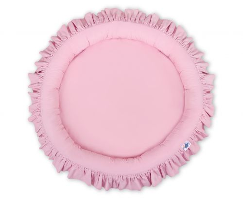 Nest with flounce - pink