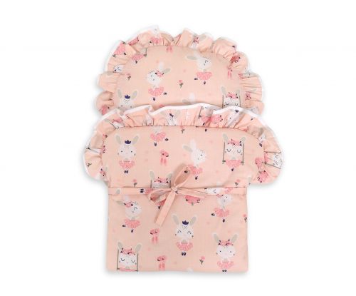 Baby doll swaddling blanket - ballerinas pink