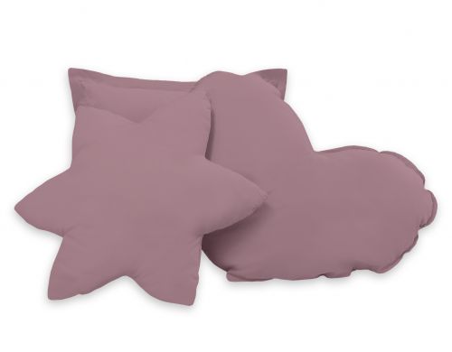 3pcs pillow set - pastel violet
