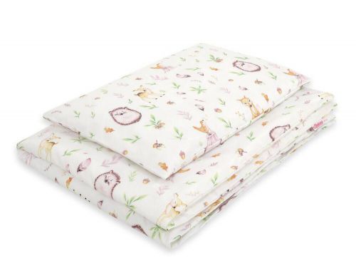 Baby cotton bedding set 2-pcs 135x100 cm - forest softness