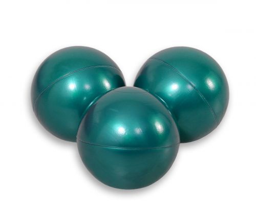Plastic balls for the dry pool 50pcs - pearl green