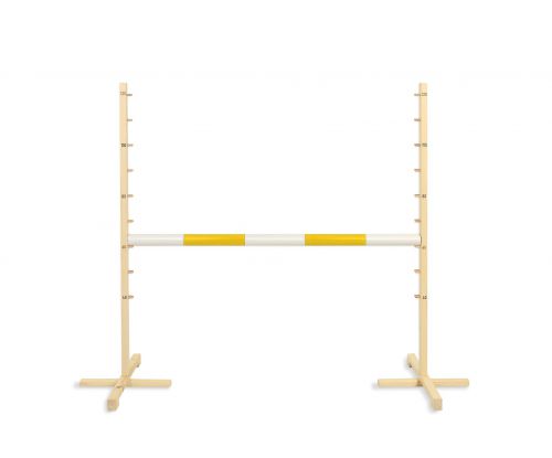 Jumping obstacle for Hobby Horse 120cm beam 50mm - yellow