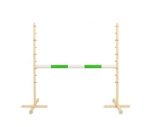 Jumping obstacle for Hobby Horse 120cm beam 50mm - green